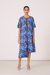 Jace Dress - Blue Floral
