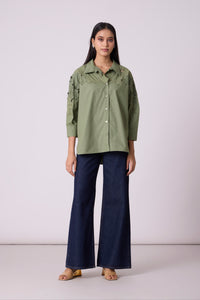 Amaryllis Applique Shirt