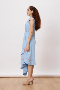 Heather Wrap Dress Sleeveless