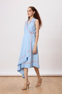 Heather Wrap Dress Sleeveless