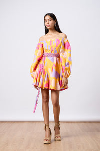 Raina Godet Mini Dress