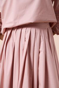 Abbie Skirt Set - Ash Pink