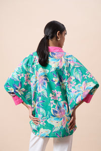 Brooklyn Top - Green Floral