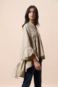 Clover Top - Beige