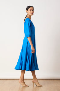 Raina Godet Midi Dress