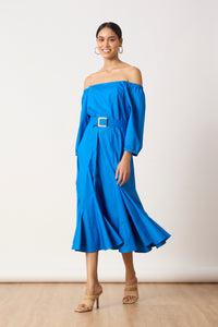 Raina Godet Midi Dress