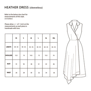 Heather Wrap Dress Sleeveless