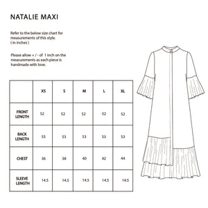 Natalie  Maxi - Green Floral