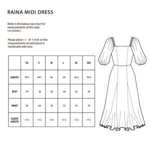 Raina Godet Midi Dress