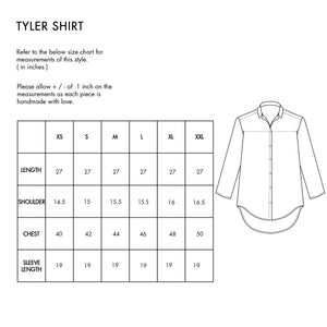 Tyler Shirt - Abstract Floral Print