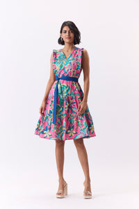 Ella Dress - Pink Floral