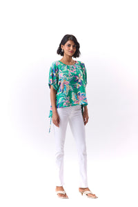 Vega Top - Green Floral