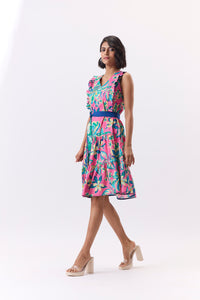 Ella Dress - Pink Floral
