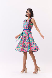 Ella Dress - Pink Floral