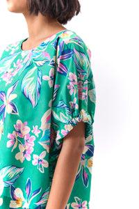 Vega Top - Green Floral
