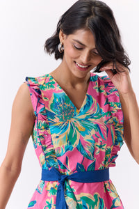 Ella Dress - Pink Floral