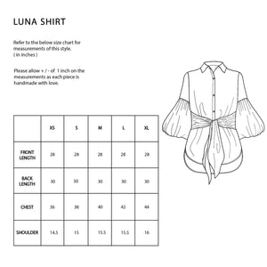 Luna Tie Shirt