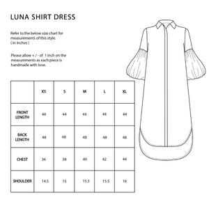 Luna Shirt Dress