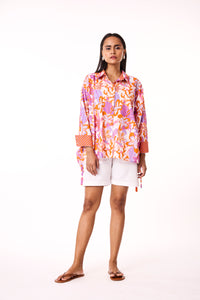 Eva Shirt - Green Floral