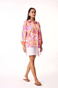 Eva Shirt - Orange Tropical