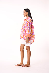 Eva Shirt - Orange Tropical