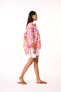 Eva Shirt - Orange Tropical