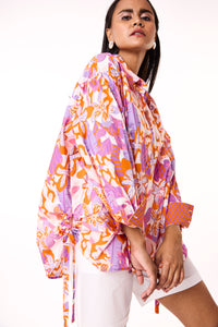 Eva Shirt - Orange Tropical