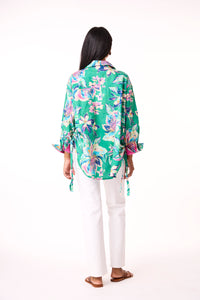Eva Shirt - Green Floral